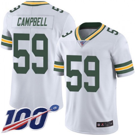 Nike Packers #59 De'Vondre Campbell White Youth Stitched NFL 100th Season Vapor Untouchable Limited Jersey