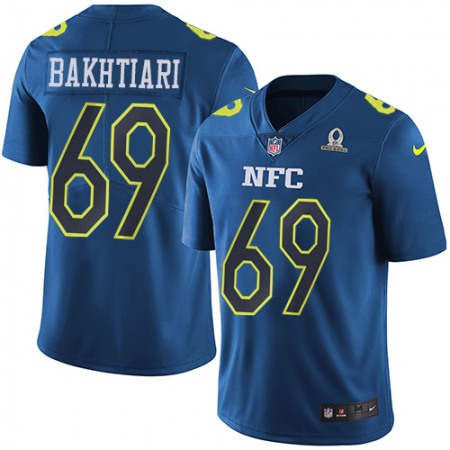 Nike Packers #69 David Bakhtiari Navy Youth Stitched NFL Limited NFC 2017 Pro Bowl Jersey