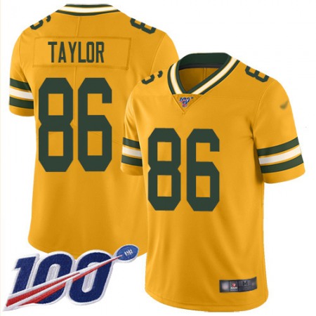 Nike Packers #86 Malik Taylor Gold Youth Stitched NFL Limited Inverted Legend 100th Season Jersey
