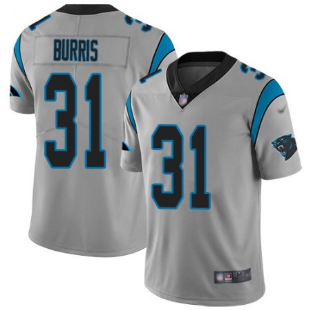 Nike Panthers #31 Juston Burris Silver Youth Stitched NFL Limited Inverted Legend Jersey
