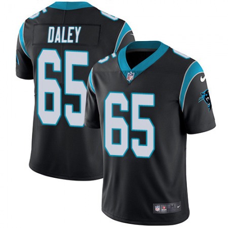 Nike Panthers #65 Dennis Daley Black Team Color Youth Stitched NFL Vapor Untouchable Limited Jersey