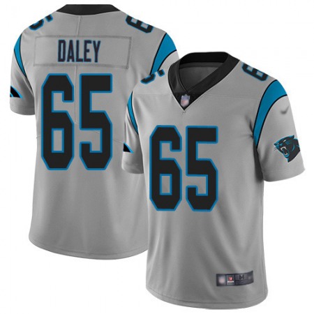 Nike Panthers #65 Dennis Daley Silver Youth Stitched NFL Limited Inverted Legend Jersey