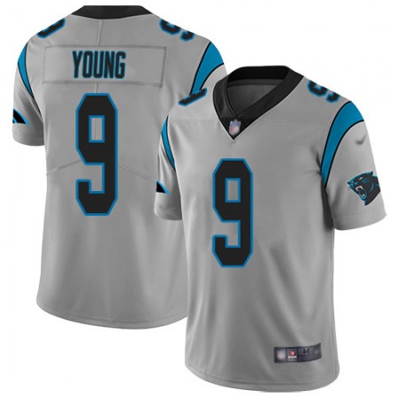 Nike Panthers #9 Bryce Young Silver Youth Stitched NFL Limited Inverted Legend Jersey