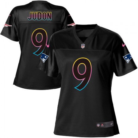 Nike Patriots #9 Matt Judon Black Women's NFL Fashion Game Jersey