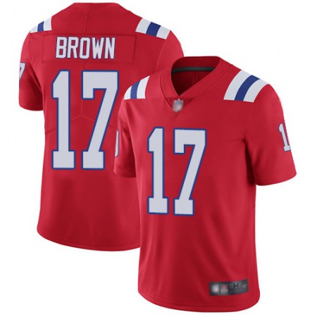 Nike Patriots #17 Antonio Brown Red Alternate Youth Stitched NFL Vapor Untouchable Limited Jersey