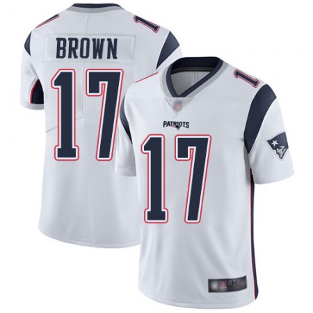 Nike Patriots #17 Antonio Brown White Youth Stitched NFL Vapor Untouchable Limited Jersey