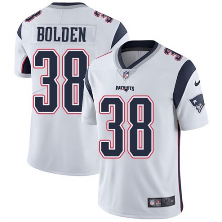 Nike Patriots #38 Brandon Bolden White Youth Stitched NFL Vapor Untouchable Limited Jersey