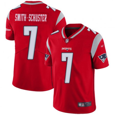 Nike Patriots #7 JuJu Smith-Schuster Red Youth Stitched NFL Limited Inverted Legend Jersey