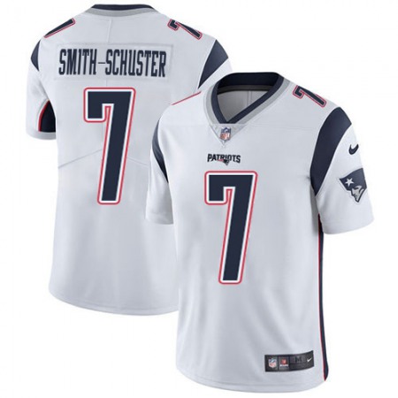Nike Patriots #7 JuJu Smith-Schuster White Youth Stitched NFL Vapor Untouchable Limited Jersey