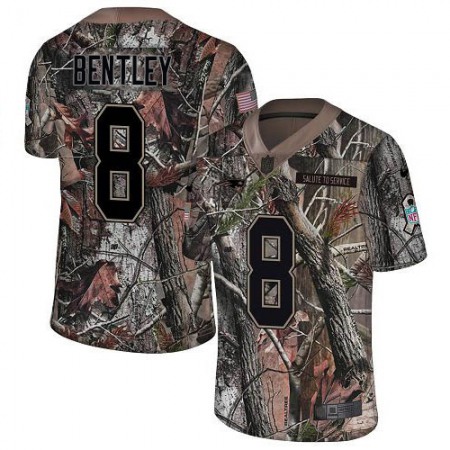 Nike Patriots #8 Ja'Whaun Bentley Camo Youth Stitched NFL Limited Rush Realtree Jersey