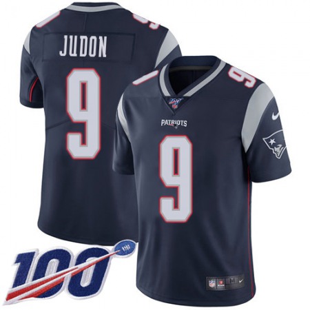 Nike Patriots #9 Matt Judon Navy Blue Team Color Youth Stitched NFL 100th Season Vapor Limited Jersey