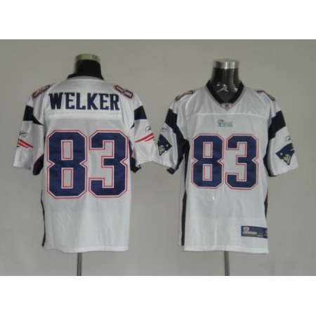 Patriots #83 Wes Welker White Stitched Youth NFL Jersey
