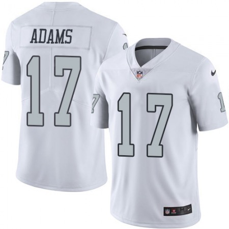 Nike Raiders #17 Davante Adams White Youth Stitched NFL Limited Rush Jersey