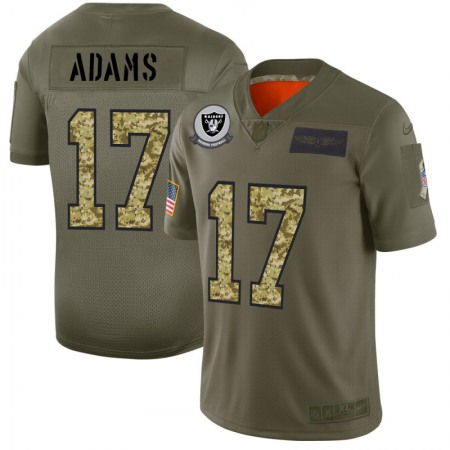 Nike Raiders #17 Davante Adams Youth Nike 2019 Olive Camo Salute To Service Limited NFL Jersey