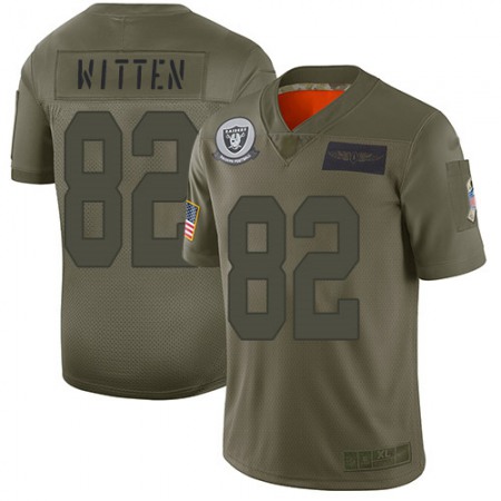 Nike Raiders #82 Jason Witten Camo Youth Stitched NFL Limited 2019 Salute To Service Jersey