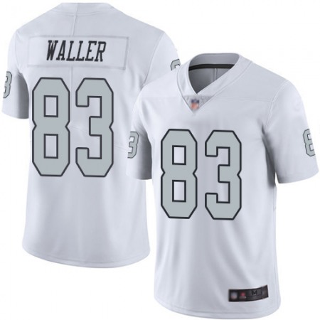 Nike Raiders #83 Darren Waller White Youth Stitched NFL Limited Rush Jersey