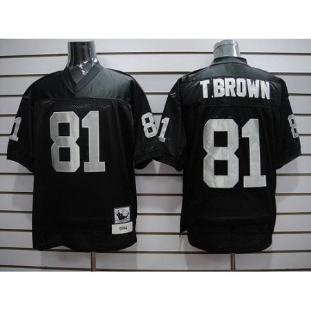 Raiders #81 Tim Brown Black Stitched Youth NFL Jersey