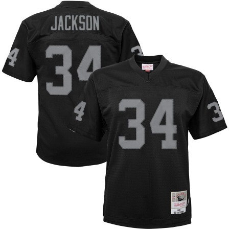 Youth Las Vegas Raiders #34 Bo Jackson Mitchell & Ness Black 1988 Legacy Retired Player Jersey
