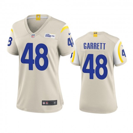 Los Angeles Rams #48 Chris Garrett Women's Nike Game NFL Jersey - Bone