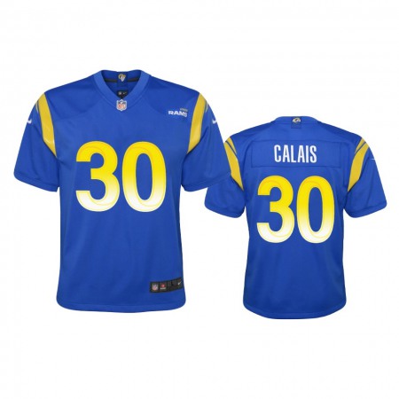 Los Angeles Rams #30 Raymond Calais Youth Nike Game NFL Jersey - Royal
