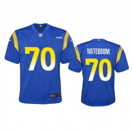 Los Angeles Rams #70 Joseph Noteboom Youth Nike Game NFL Jersey - Royal