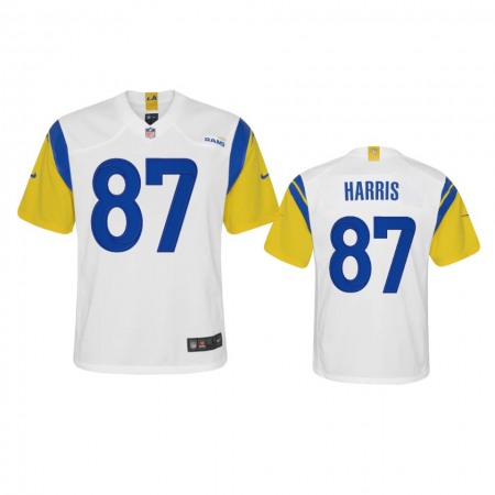Los Angeles Rams #87 Jacob Harris Youth Nike Alternate Game NFL Jersey - White