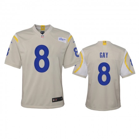 Los Angeles Rams #8 Matt Gay Youth Nike Game NFL Jersey - Bone