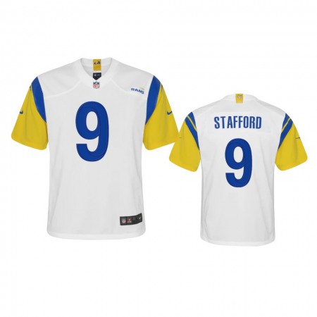 Los Angeles Rams #9 Matthew Stafford Youth Nike Alternate Game NFL Jersey - White