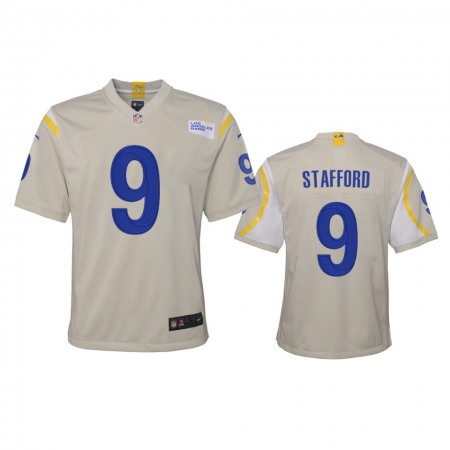 Los Angeles Rams #9 Matthew Stafford Youth Nike Game NFL Jersey - Bone
