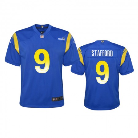 Los Angeles Rams #9 Matthew Stafford Youth Nike Game NFL Jersey - Royal