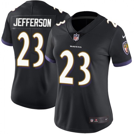 Nike Ravens #23 Tony Jefferson Black Alternate Women's Stitched NFL Vapor Untouchable Limited Jersey