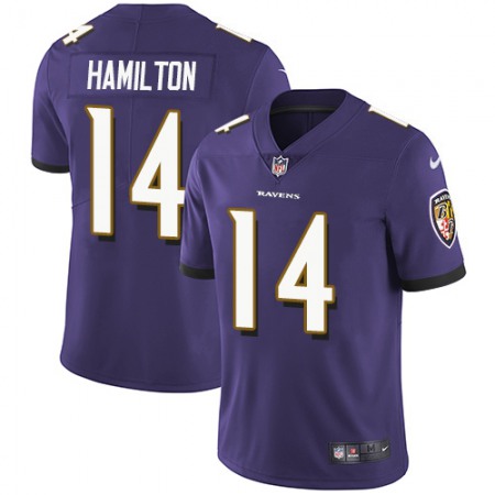 Nike Ravens #14 Kyle Hamilton Purple Team Color Youth Stitched NFL Vapor Untouchable Limited Jersey
