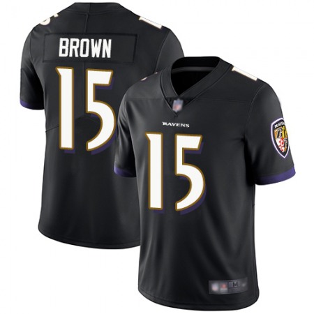 Nike Ravens #15 Marquise Brown Black Alternate Youth Stitched NFL Vapor Untouchable Limited Jersey