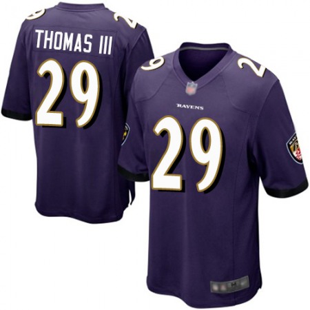 Nike Ravens #29 Earl Thomas III Purple Team Color Youth Stitched NFL New Elite Jersey