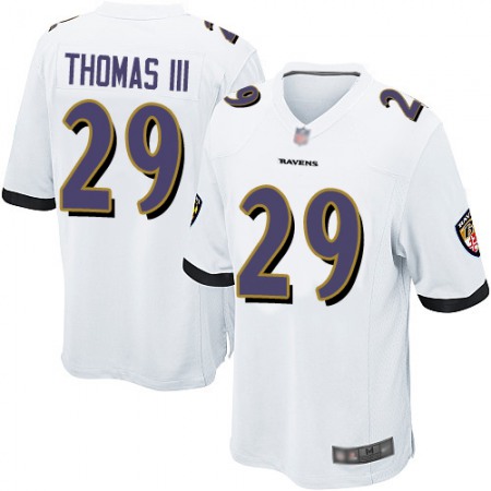 Nike Ravens #29 Earl Thomas III White Youth Stitched NFL New Elite Jersey
