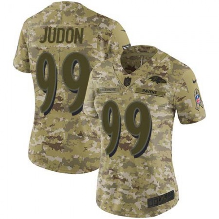 Nike Ravens #99 Matthew Judon Camo Women's Stitched NFL Limited 2018 Salute To Service Jersey