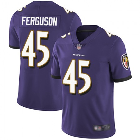 Nike Ravens #45 Jaylon Ferguson Purple Team Color Youth Stitched NFL Vapor Untouchable Limited Jersey