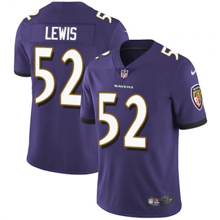 Nike Ravens #52 Ray Lewis Purple Team Color Youth Stitched NFL Vapor Untouchable Limited Jersey