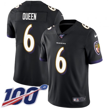 Nike Ravens #6 Patrick Queen Black Alternate Youth Stitched NFL 100th Season Vapor Untouchable Limited Jersey
