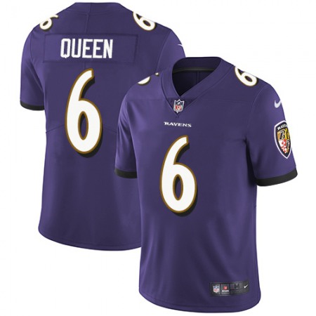 Nike Ravens #6 Patrick Queen Purple Team Color Youth Stitched NFL Vapor Untouchable Limited Jersey