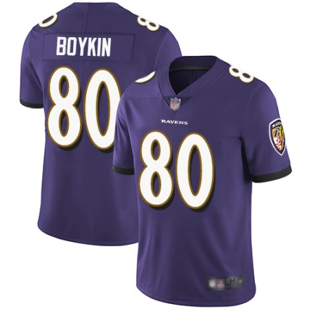 Nike Ravens #80 Miles Boykin Purple Team Color Youth Stitched NFL Vapor Untouchable Limited Jersey