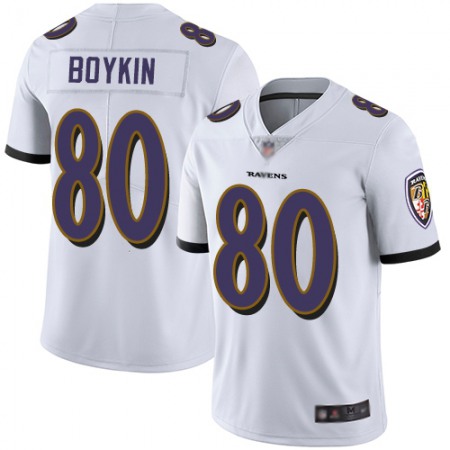 Nike Ravens #80 Miles Boykin White Youth Stitched NFL Vapor Untouchable Limited Jersey