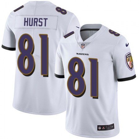 Nike Ravens #81 Hayden Hurst White Youth Stitched NFL Vapor Untouchable Limited Jersey