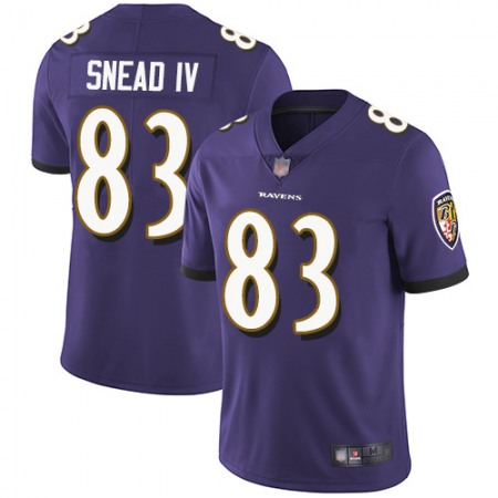 Nike Ravens #83 Willie Snead IV Purple Team Color Youth Stitched NFL Vapor Untouchable Limited Jersey