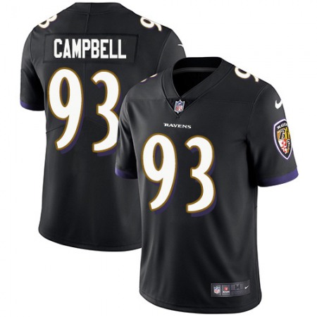 Nike Ravens #93 Calais Campbell Black Alternate Youth Stitched NFL Vapor Untouchable Limited Jersey