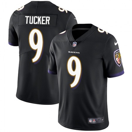 Nike Ravens #9 Justin Tucker Black Alternate Youth Stitched NFL Vapor Untouchable Limited Jersey