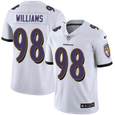 Nike Ravens #98 Brandon Williams White Youth Stitched NFL Vapor Untouchable Limited Jersey