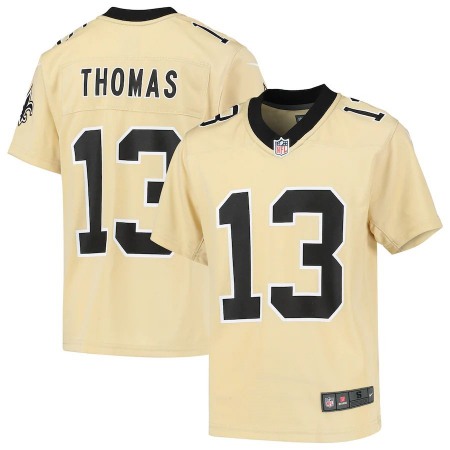 New Orleans Saints #13 Michael Thomas Nike Youth Gold Inverted Game Jersey