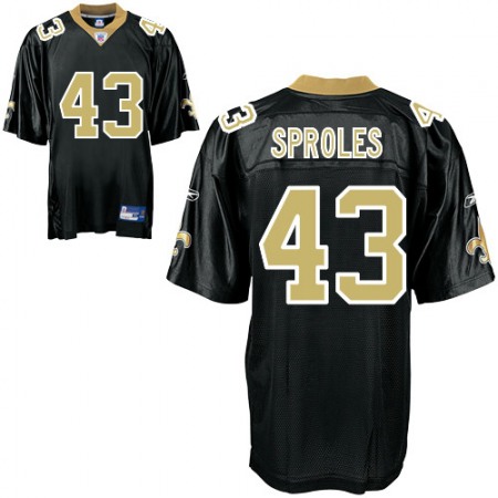 Saints #43 Darren Sproles Black Stitched Youth NFL Jersey