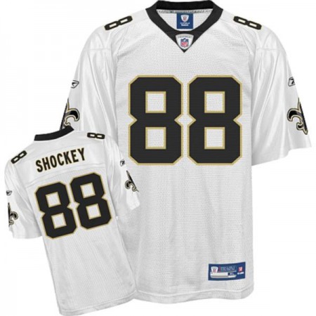 Saints #88 Jeremy Shockey White Stitched Youth NFL Jersey